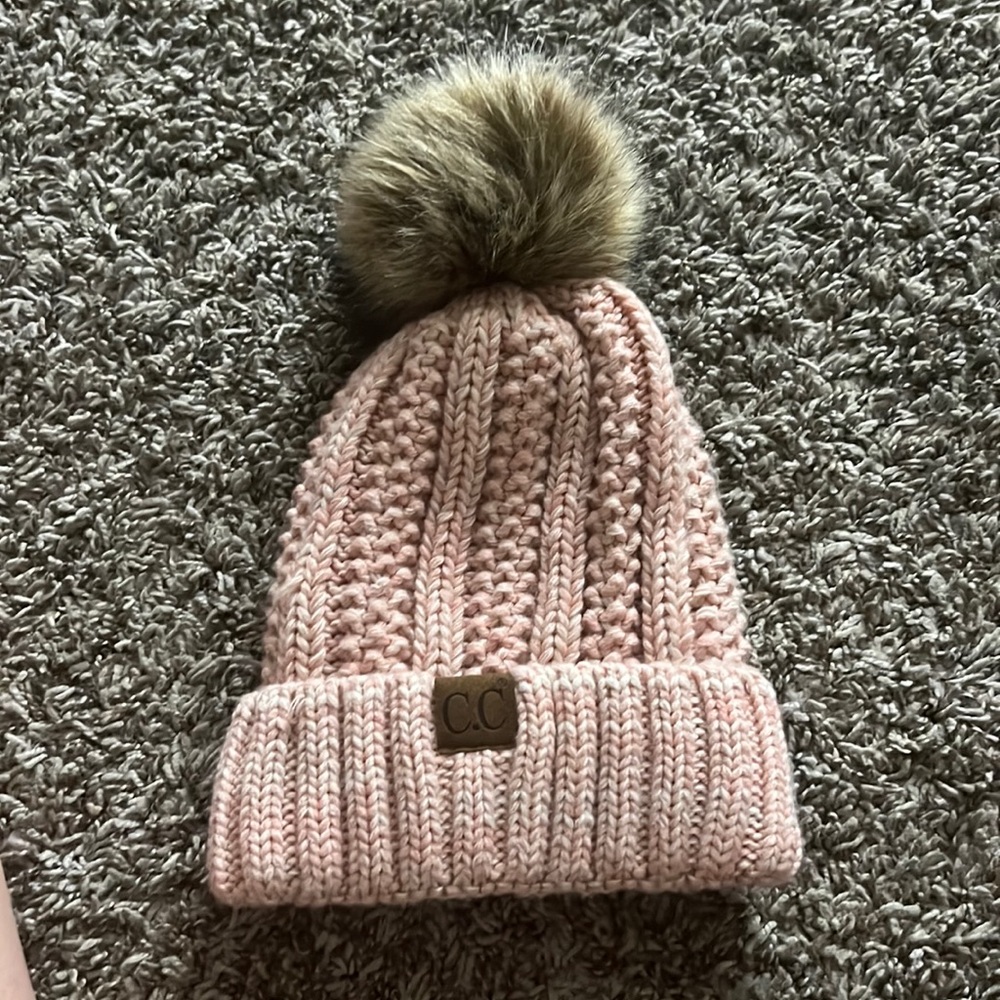 Pink beanie